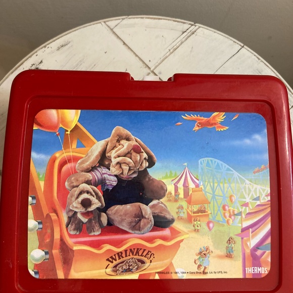 Vintage 80’s Wrinkles lunchbox with thermos - Picture 14 of 14